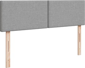 vidaXL Κρεβάτι Boxspring με Στρώμα Αν. Πράσινο 160x200εκ Υφασμάτινο