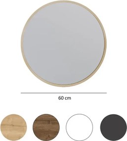 Stewehome στρογγυλός καθρέφτης μπάνιου χρυσός 60x1.2x60 cm