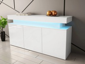 Μπουφές Glossa 160 με LED-Leuko