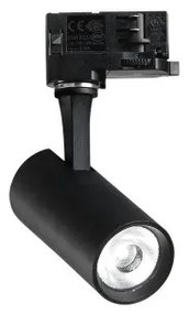 Σποτ Τριφασικής Ράγας Link LED 8W Μαύρο 4000K CRI80 Fox 271446 Ideal Lux 271446