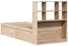 vidaXL Σκελετός Κρεβατιού Χωρίς Στρώμα 90x190 εκ Μασίφ Ξύλο Πεύκου