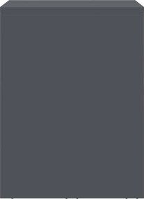 vidaXL Ντουλάπι τοίχου για γκαράζ Ανθρακί 60 x 40 x 53 εκ