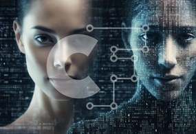 Intra Συλλεκτικό Ξύλινο Παζλ Plywood 4mm - Puzzle με Θέμα Abstract Image Illustrating Artificial Intelligence (AI) Σε Ξύλινο Κουτί - Διαστάσεις Puzzle: 10x10 cm – 25 κομμάτια