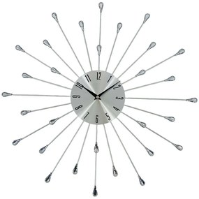 Ρολόι Τοίχου 844982 50x4x50cm Silver Ankor Μέταλλο