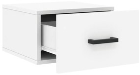 vidaXL Κομοδίνο Επιτοίχιο Λευκά 35 x 35 x 20 εκ.
