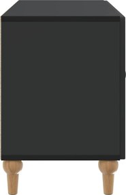 vidaXL Ντουλάπι TV 99 x 34,5 x 50 εκ. Μαύρο Επεξεργασμένο Ξύλο