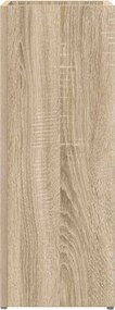 vidaXL Σχέδιο &amp; βάση αποθήκευσης Δρύς Sonoma 25 x 24,5 x 64 εκ.