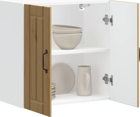 vidaXL ντουλάπι τοίχου κουζίνας "Lucca" Artisan Oak Engineered Wood