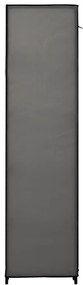 vidaXL 282425  Folding Wardrobes 2 pcs Grey 110x45x175 cm Fabric