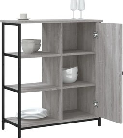 vidaXL Ντουλάπι Γκρι Sonoma 70 x 30 x 80 εκ. από Επεξεργ. Ξύλο