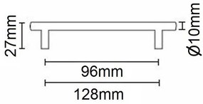 Λαβή Επίπλου Vio 05.43 ΟΡΟ ΜΑΤ - 05.43/96.57