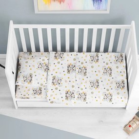 Σεντόνι Λίκνου (80x110) Dimcol Lion Cub 531 Grey