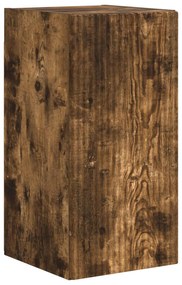 vidaXL 4 pcs Καπνιστό Δρύς