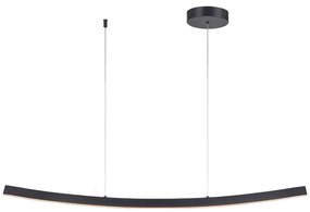 Φωτιστικό Κρεμαστο Aca YL1721LEDPBK NAAVA Μαύρο Ματ (Black Mat) 3000K