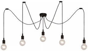 Φωτιστικό Κρεμαστό Lucide 08408-05-30 FIX Μαύρο Ματ (Black Mat)