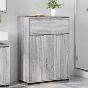 vidaXL Ντουλάπι Μπάνιου Γκρίζο Σονομα 72,5 x 36,5 x 100 εκ