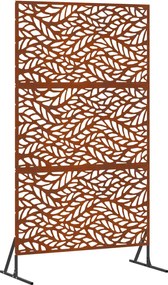 vidaXL Οθόνη Ιδιωτικότητας 100 x 50 x 180 εκ. Σκ rusty