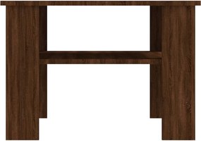 vidaXL Τραπεζάκι Σαλονιού Καφέ Δρυς 60x60x42 εκ. Επεξεργασμένο Ξύλο