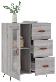 vidaXL Ντουλάπι Γκρι Sonoma 69,5 x 34 x 90 εκ. από Επεξεργασμένο Ξύλο