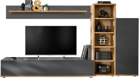 Σύνθετο σαλονιού Lume-Ανθρακί