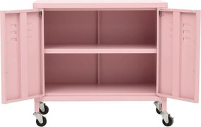 vidaXL Ντουλάπι Αποθήκευσης Ροζ 60 x 35 x 56 εκ. από Ατσάλι