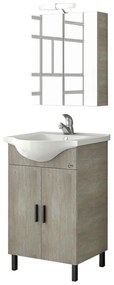 Bathroom Set LUNA 55 Μπέζ Ανοιχτό