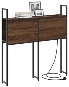 vidaXL Κεφαλάρι Αποθήκης Καφέ δρυς 90 cm Επεξεργασμένο ξύλο