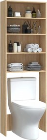 vidaXL Ντουλάπι Πλυντηρίου Sonoma Δρυς 64 x 24 x 190 εκ.