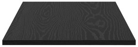 vidaXL Δίσκος Βιβλιοθήκης 4 pcs Μαύρο 100 x 40 x 1.5 εκ. Μοριοσανίδα