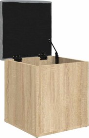 vidaXL Πάγκος Αποθήκευσης Sonoma Δρυς 42x42x45 εκ. από Τεχνητό Ξύλο