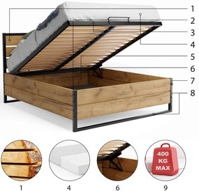 Κρεβάτι Mateo-120 x 200