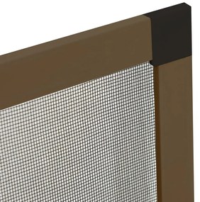 vidaXL Σήτα Εντόμων για Παράθυρα Καφέ 80 x 120 εκ.