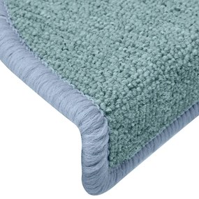 vidaXL Πατάκια Σκαλοπατιών 30 τεμ. 65x24x4 εκ. Θαλασσί Ημίστρογγυλά Μεγάλα