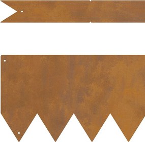 vidaXL Περίγραμμα γκαζόν 50 pcs Καφέ 100 x 0.05 x 20 εκ