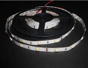 Led ταινία 5m 7,2W 12VDC θερμό λευκό φως IP20 μη στεγανή εύκαμπτη &amp; αυτοκόλλητη