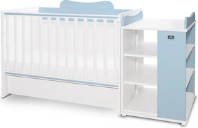 BED MULTI 190/72 COLOUR WHITE/BABY BLUE