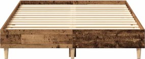 vidaXL Πλαίσιο κρεβατιού χωρίς στρώμα 120x190 εκ. Επεξεργασμένο Ξύλο