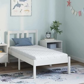vidaXL Στρώμα Λευκό 140 x 70 εκ Pěna