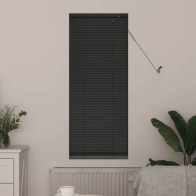 vidaXL Βενετσιάνικη Σκίαση Ασημί Γκρι 150 x 50 cm PVC