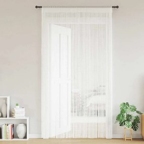 vidaXL Κουρτίνες με Κρόσσια 2 τεμ. Λευκές 140 x 250 εκ.