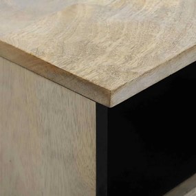 vidaXL Κομοδίνο 2 pcs Λευκό 40 x 33 x 46 εκ. Επεξεργασμένο Ξύλο