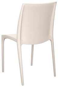 Καρέκλες Κήπου 2 τεμ. Κρεμ 50 x 46 x 80 εκ. από Πολυπροπυλένιο - Κρεμ