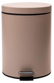 Καλάθι Απορριμμάτων 5lt Soft Close Μεταλλικό Μπεζ Classic Estia 26,5x20,6x28εκ. 02-3784