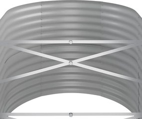 vidaXL Ζαρντινιέρα Ανθρακί 152x80x68 εκ Γαλβανισμένος χάλυβας