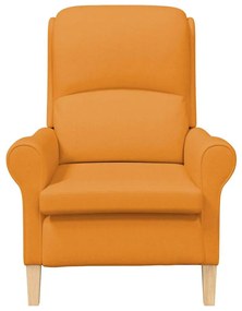 vidaXL Πολυθρόνα Σκούρο κίτρινο 76 x 94 x 102 εκ. ύφασμα