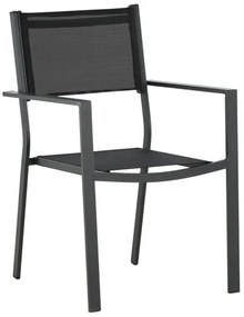 Σετ Τραπέζι και καρέκλες Dallas 3693, HPL, Ύφασμα, Μέταλλο | Epipla1.gr
