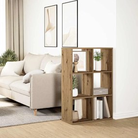 vidaXL Βιβλιοθήκη/Διαχωριστικό Χώρου Δρυς 69,5x29x103,5 εκ. Επεξ. Ξύλο
