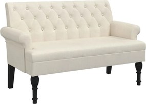 vidaXL Παγκάκι με Πλάτη 120 x 62 x 75,5 εκ. Λινό