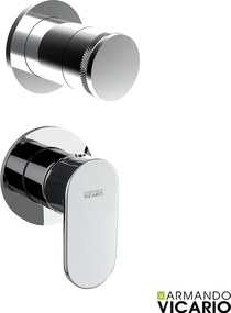 Armando Vicario Slim 34374 Chrome - Μίκτης εντοιχισμού με εκτροπεα 2 εξοδων