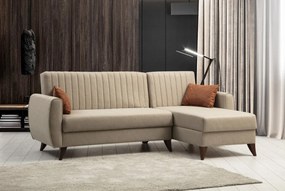 Stewehome Γωνιακός καναπές Alkon 223x130x86 cm